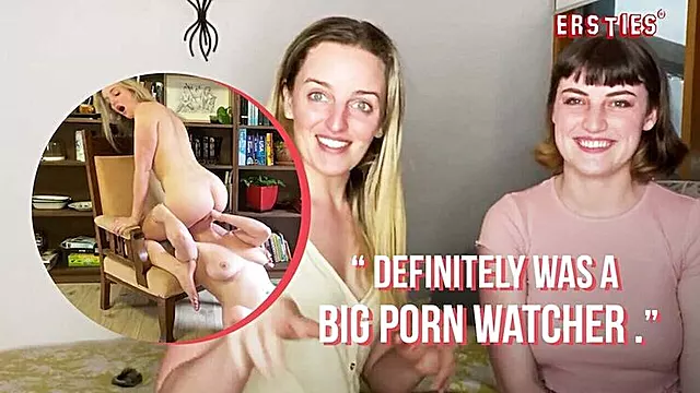 Hot German Lesbian Babes Lucy & Charlie Fuck in Library - Big Tits, Pussy Licking & Taboo Sex