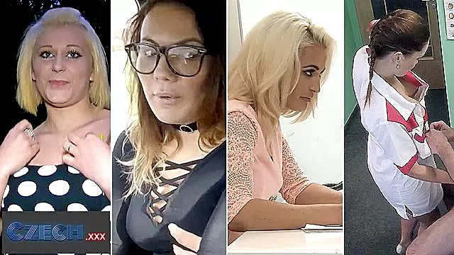 Černovláska Blondýna, Drsná Blondýna, Hard Felace, Czech Bruneta, Prsate Cernovlasky, Pornohvězdy Czech