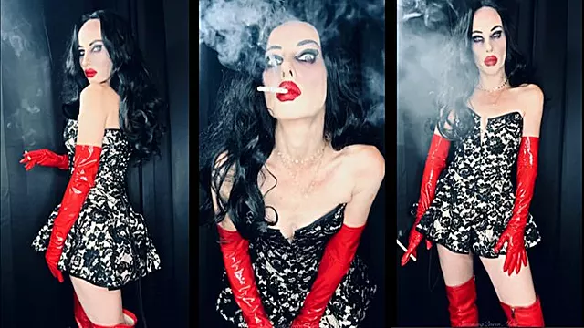 Yeux Bleus, Fétiche Smoking, Gant Fumer, Gants Latex, Smoking