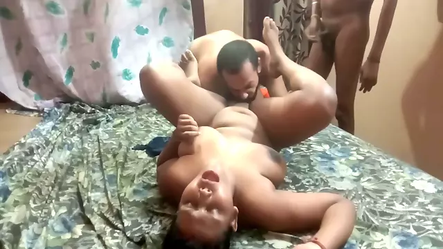 Small Penis Husband Sharing His Wife With Cum Inside Her Pussy!! 17 Min