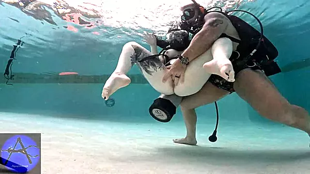 Aquaphilias- Harley Jayde- She is Ready to Play UW on SCUBA- Boy Girl