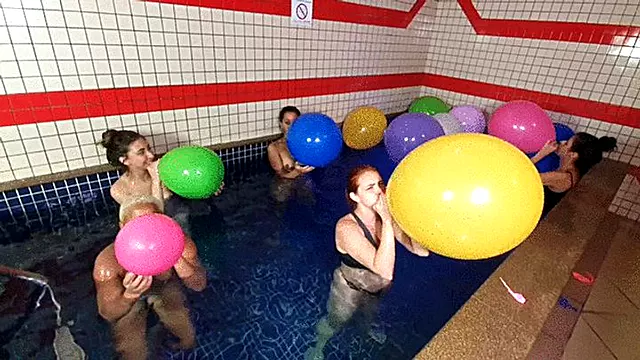 5 GIRLS & A POOL OF BALLOONS - CLIP 2 - KC PRODUCTIONS