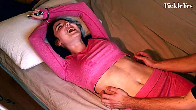 18 year old girl belly tickle