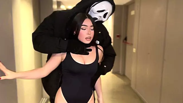 Halloween Trick Or Treat, Scream Haunts Me And He Fucks Me In The Best Way, He Cums In My Mouth