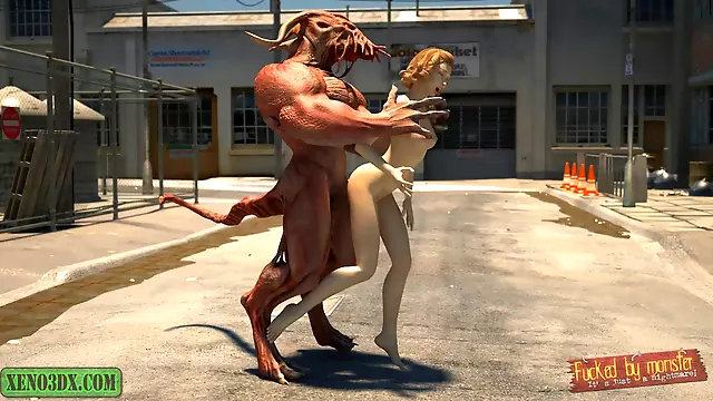Diablo ravages Light-Haired. Romp with Monster