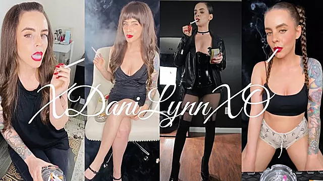 Roken Cigarette, Fetisch Smoking, Long, Lange Borsten, Mond Compilatie, Grote Tieten, Opwindend Model