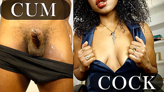 Bi Sklave, Sklaven Schwanz, Cock Worshipped, Female Domina, Ebony Wichst Mir Einen, Ebony Orgasmus