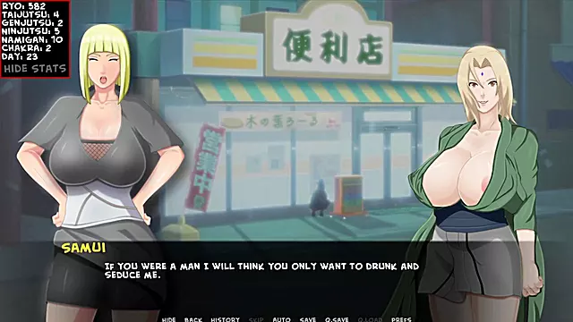 Sarada Uchiha shows off her big boobs while training in this anime scene