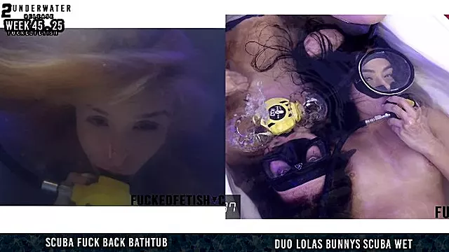 WEEK 45 COMPILATION Underwater Ashlee Rose Yessica Bunny Moonblack Bathtub scuba