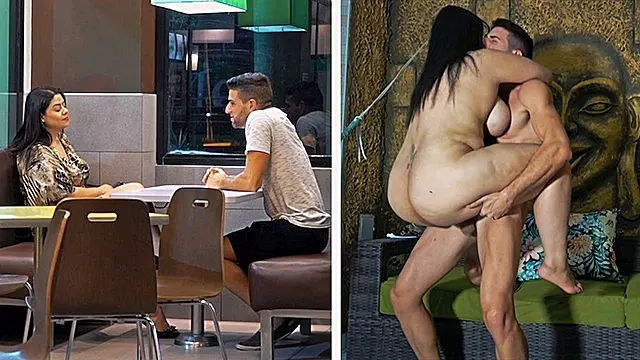 Slim Guy Dominates A Sexy Colombian Bbw After She Is Fed