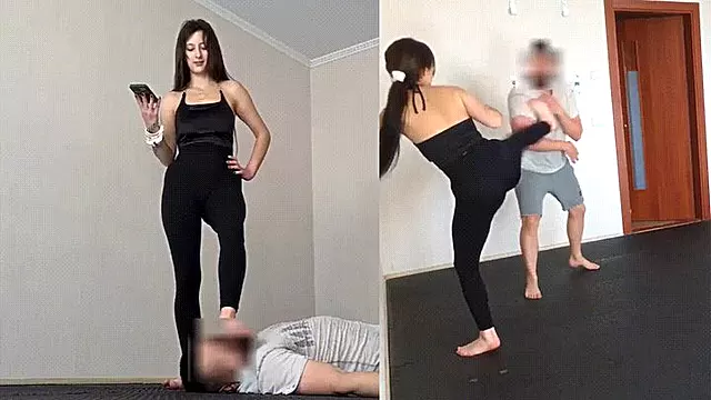 Fuß Domina, Kehlen, Füße Gesicht, Gesichts Treten, Füsse Wehrend Sie Ficken, Stiefel Füße, Feet Kehle