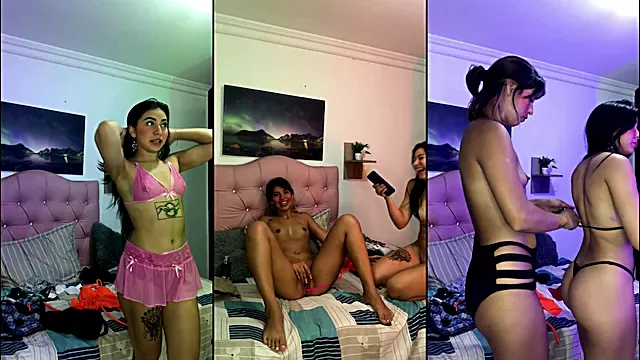 hot girls masturbate and make video.