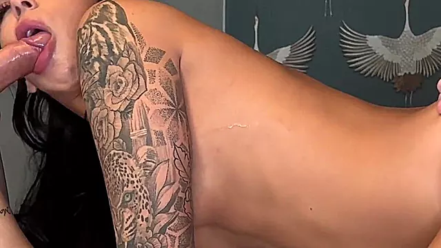 Black Angel Fucked by Two Cocks at Once for the First Time - First DP