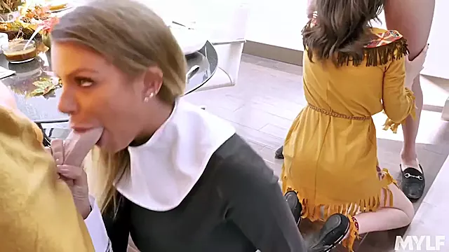Rosalyn Sphinx And Brooklyn Chase In Foursome Sex