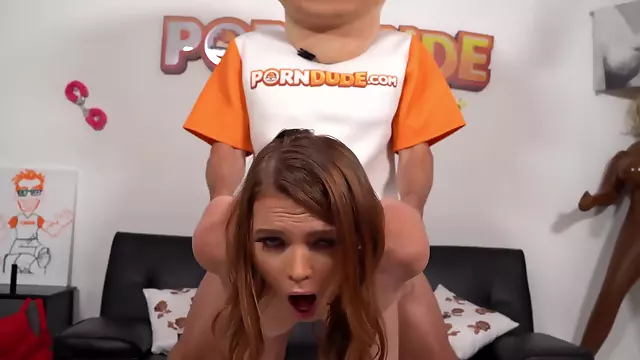 Cock Hungry Brunette Sucking And Riding A Cock Until She Gets Her Warm Reward With Mazy Myers
