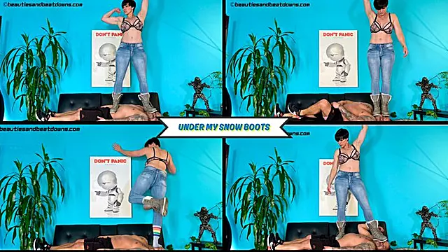 Støvler Femdom, Boots Dominans, Femdom Dominans, Ansigter, Femdom Kvindelig, Kvindlig Muskel Dominans