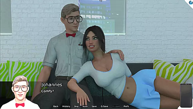 Sexbot Recalibrated 4 Having Amazing Movie Night with Bailey.