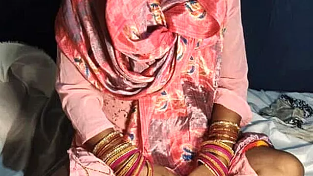 Desixxxgold: My Horny Jija Fucks Me on Wedding Night - Indian Homemade Blowjob & Missionary Sex