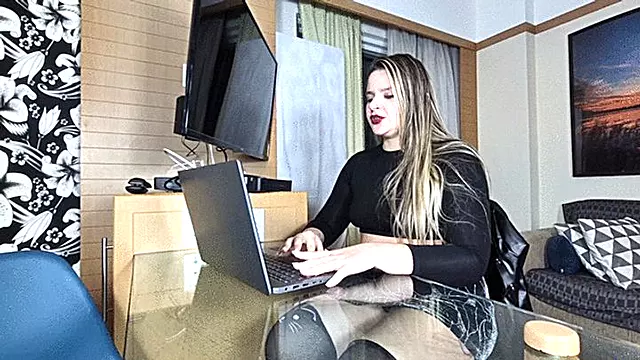 EXTREME FOOT GAGGING WITH MY BLACK SOCK ON YOUR THROAT - BY GABRIELA BLOND - FULL CLIP