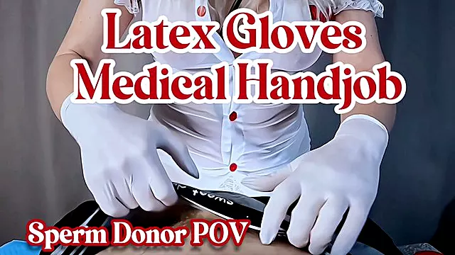 Latex Klinik, Fetisch Handjob, Enfermera Fetish, Handschuhe Handjob, Latex Sperma, Make Prägnant
