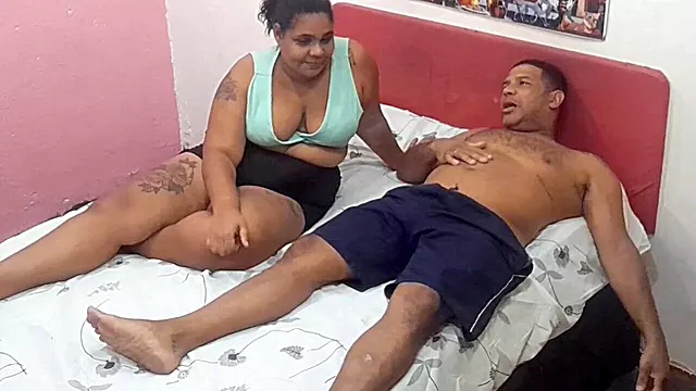 Wild anal fun and cumshot inside a hot Brazilian BBW