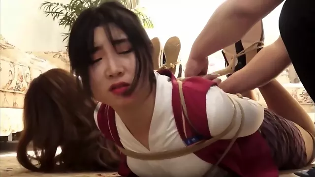 Asien Bondage, Asiatisch Fetish, Asian Strümpfe, Bondage Fetisch, Strümpfe Gefesselt, Flotterdreier Bondage