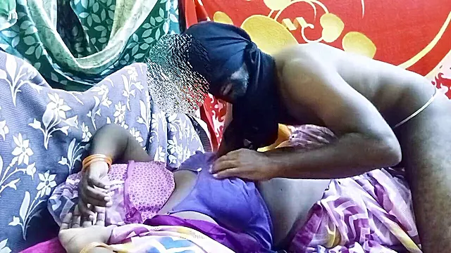 Tamil desi wife from One Day Life enjoys a hookup in a new saree with plenty of dirty talk