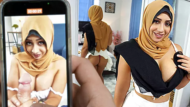 Lilly Hall: Busty Fishnet MILF Craves More Likes - Hijab Mylfs