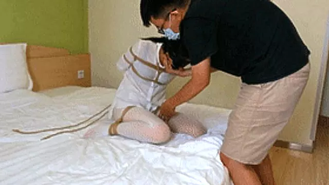 whh09 - Pure White Stockings Bondage, and Orgasm
