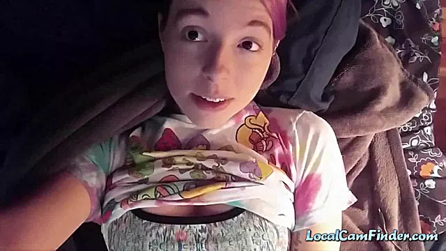 Edging Myself - Solo Teen Babe Fingering Webcam Show
