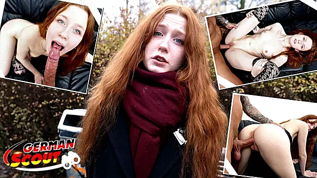 Deutsch Amateur Teen, Amateur Teen Rote Haare, Titten Aufgehängt, Erster Grosser Schwanz