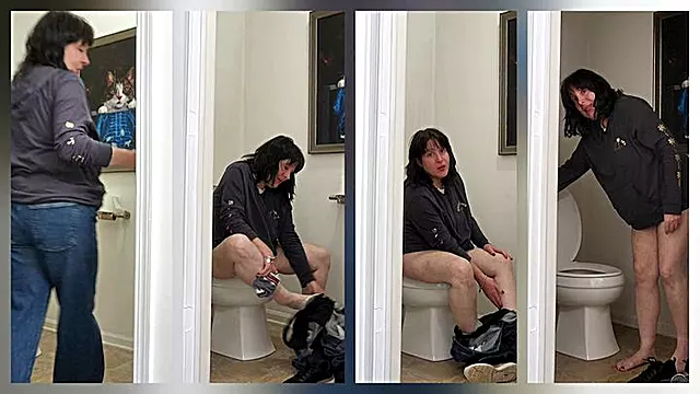 Ins Gesicht Spucken, Pov Gesicht, Badezimmer Wc, Im Bad
