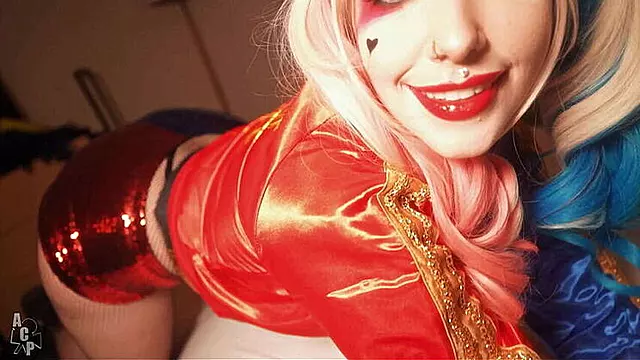 Harley Quinn's Pink Kitty Ravaged by The Joker: Rachel Luxe and Gibby The Clown's X-Rated Encounter