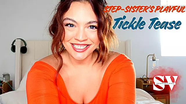 Step-Sister's Playful Tickle Tease: Cheering Up My Dumped Bro with Sensual Tickles (POV)