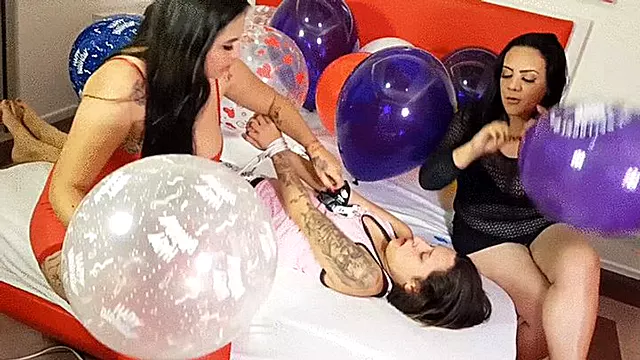 Eier Abgebunden, Eier, Balloon Fetisch, Gefesselt Doppel, Bondage Fetisch, Gefesselt, Franz, Fetisch Domination