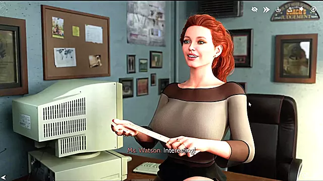 Sexy Teacher Gives Tough Scolding, Then Gets Bent Over Her Desk For 3D Hard Fuck