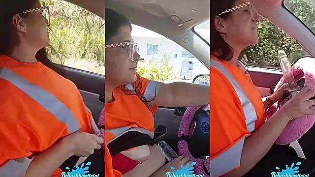 Cycate Latynoski, Bisex, Glebokie Gardlo Geje, Robi Loda Podczas Jazdy, Z Wibratorem Publicznie
