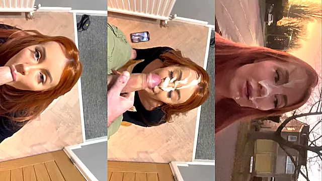 BRITISH STEP MUM takes MASSIVE FACIAL then walks OUT IN PUBLIC!